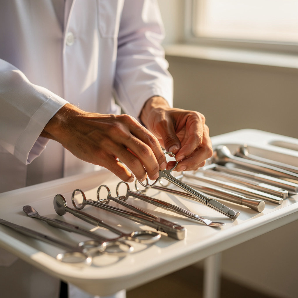 Dr. Manish V. Sheth San Diego physician discussing treatment options with a patient in a modern San Diego clinic